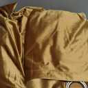 BULBUL Velvet Gold Curtains 96 inch Length- Living Room Blackout Thermal Window Drapes Darkening Decor Grommet Curtains for Bedroom Set of 2 Panels