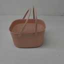 Ozgram Single Color [Pink] Laundry Basket, Shower Basket, Spa Bag, Toiletries, Laundry Hamper, Handbag, Public Bath, Spa, Bathroom, Storage Basket, Bath Basket, Hot Spring Bag, Bath Pouch, Cosmetic