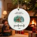 First Christmas as Grandparents  New Grandparent Keepsake Ornament, Heartfelt for Grandma & Grandpa, Established 2025 Family Tree Decor (S7)