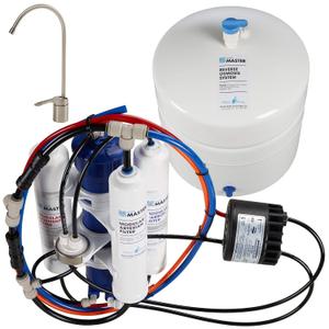 Home Master TMAFC-ERP Artesian Full Contact Reverse Osmosis System, 7-Stages, Patented 2-Pass Alkaline Remineralization, Fast 4.5s Fill Rate, 1:1 Waste Ratio, 8.5 Catalytic Carbon, 5-Yr Limited Parts