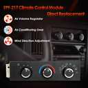 599-217 Climate A/C Control Module, Compatible with 1996-2020 Chevy GMC Express Savana 1500/2500/3500, Front Heater Air Conditioning Panel Unit with 3 Buttons, Replaces# 15773678