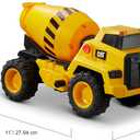 CAT Construction Toys, CAT Construction 11.5" Power Haulers Cement Mixer, Realistic Lights & Sounds, Motion Drive Technology, Working Features, and Interactive Play for Ages 3+