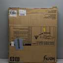 keny 29"-42.5" Baby Gate for Stairs, Auto Close Safety Dog Gate, Pressure Mounted Easy Walk Through Pet Gate for Doorways, Durable Stair Gate, 30" Tall, White