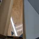 Rustic Curved Edge Solid Wood Floating Shelf Custom Colors and Sizes