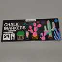 ARTISTRO 24 Liquid Chalk Markers Fine Tip Pre-Activated, Erasable for Glass, Windows, Cars, Chalkboard Markers with White Chalk for Kids & Adults