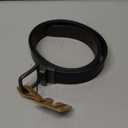 DOCKERS Men's Two-in-one Reversible Rotative Buckle Everyday Casual Dress Belt (Large (38-40), Black/Brown Stitch)