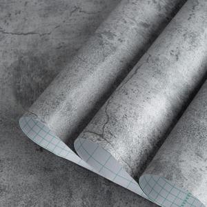 Gray Concrete Contact Paper Matte Thick Textured Grey Cement Wallpaper Peel Stick Countertop Contact Paper Removable Waterproof Adhesive Industrial Style Wall Sticker Kitchen Table Vinyl Wrap (16" x 118")