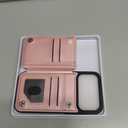 DJDUCK Designed for iPhone 17 Pro Max Case Wallet with Card Holder, [Magnetic Clasp Cover] [RFID Blocking Leather Protection] Shockproof Women Men Cases 6.9 Inch for Apple 17 ProMax Rose Gold