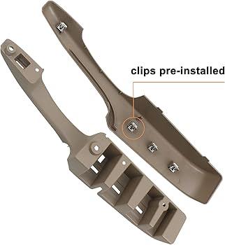 Dtomi Interior Pull Handle Door Armrest Pair Compatible with Chevy GMC Vehicle 2003-2019 Express Van, Savana 1500 2500 3500 Replaces# 10388387, 10388386, 10388390, 15817114, 25750064, 10388389 (2PCS)