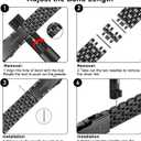 MioHHR Slim Metal Band Compatible with Apple Watch Band 42mm(Series 11 10) 41mm(Series 9 8 7) 40mm(Series 6 5 4 SE3/2/1) 38mm(Series 3 2 1),Stainless Steel iWatch Bands for Women,Black