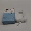 Portable Neck Fan, Personal Fan with 4000mAh Battery, Rechargeable Neck Fan with 3 Speeds and 64 Cool Lights, Birthday Gifts for Men Women Mom Dad, Hands Free Cooling fan for Summer(White)