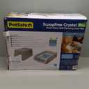 PetSafe Legacy ScoopFree Crystal Pro Self-Cleaning Automatic Cat Litter Box - Front-Entry Motion-Sensing Cat Box with Integrated Health Counter - Includes 1 Disposable Crystal Litter Tray