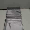 SOUJOY 2 Pack Self-adhesive Under Desk Drawer, Hidden Slide Out Organizer Tray, Plastic Under Table Attachable Hidden Storage Organizer for Office Home School Kitchen Sewing Table