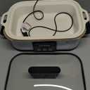 4 Quart Casserole Programmable Slow Cooker with Ceramic Baking Dish - Perfect Kitchen Small Appliance for Family Dinners, Oven Safe and Durable Bakeware for Lasagna, Roasts (White)