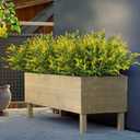 RECUTMS 20 Bundles Outdoor Artificial Flower UV Resistant Fake Stems Plants, Faux Plastic Greenery for Indoor Outside Hanging Plants Garden Porch Window Box Home Wedding Farmhouse Dcor(Yellow)