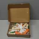 6.56Ft Happy Easter Banner Cute Garland Large Rabbits Bunny with Carrot Wooden Beads Rustic Felt Easter Banner Decoration for Mantle Fireplace Tree Window Spring Decor Tiered Tray