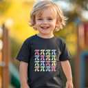 Pi Day Shirt Kids  Toddler Boys Girls Happy Pi Day T-Shirt  Math 3.14 Pie Pineapple Funny Tee 3T-7T (Black)