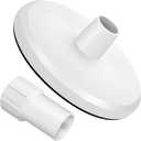 SP1106 Pool Skimmer Vac Plate with 1-1/2" Vacuum Hose Cuff Kit, Compatible with Hayward SP1082 SP1084 SP1075 SP1085 SP1091WM & Pentair 513330 In Ground Pool Skimmer Basket Vacuum Adapter Parts