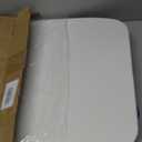 Heated Toilet Seat with Temperature Display and Built-in Side Controls, 3-Speed Heating Mode Elongated Toilet with Earth Leakage Protection, Slow Close Warming Toilet Seat with Auto Night Light