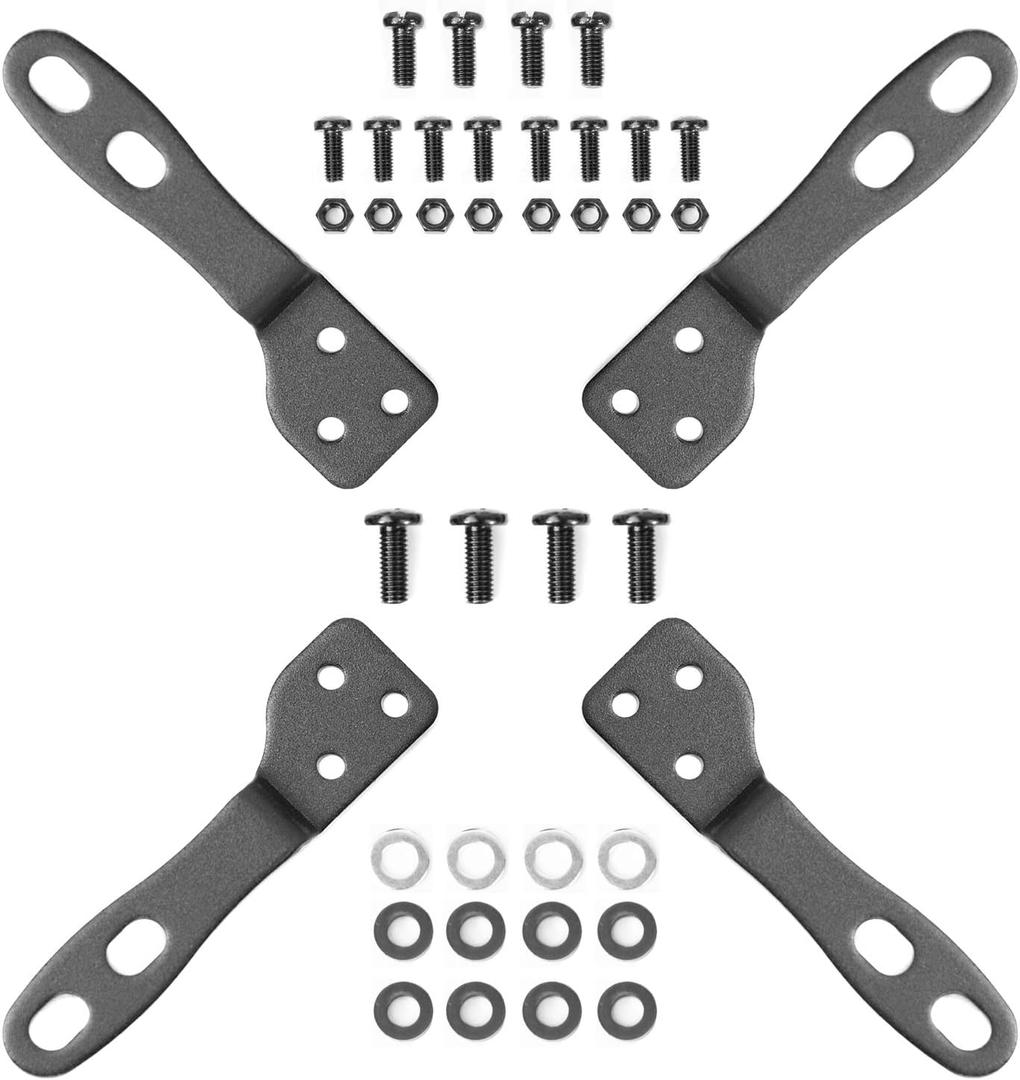 Mount-It! VESA Mount Adapter Kit | TV Wall Mount Bracket Adapter Converts 75x75 and 100x100 mm Patterns to 200x100 and 200x200 mm | Fits Most 23 Inch to 42 Inch TVs and Monitors | Hardware Included
