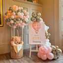 Pink White Silver Balloons Arch Kit, 162pcs Winter Wonderland Garland with Pastel Pink White Metallic Silver and Confetti Balloons for Wedding Princess Snowflake Theme Birthday Party Decorations