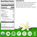 Orgain Organic Vegan Perfect Blend Protein Powder, 20g Clean Plant Protein, 6 Ingredients, <1g Sugar, Gluten Free, Non-GMO; No Artificial Flavors, Stevia Extract, Dairy or Soy Ingredients- Vanilla (EXP 07/03/26)