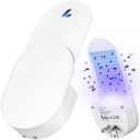 LiBa Fly Trap Indoor for Home, Plug-in Flying Insect Trap for Flies, Fruit Flies, Moths, Gnats, Mosquito Killer Insect Catcher Fly Tapper with 3 Refill Glue Cards for Home Office