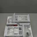 2 Packs Motion Sensor Outdoor Lights, Outside Light Fixtures for House White, Porch Lights Outdoor 2- Pack with E26 Sockets & Tempered Glass, Waterproof Exterior Wall Lights Motion Sensor