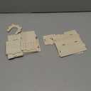 Tiny Hamster Maze Wood House Fun Slide House Double-Decker Hut for Dwarf Gerbil Mouse Mice Rat Small Animals(Only for Small Hamster)