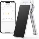 SwitchBot Solar Panel Charger for Curtain 3 - Performance Upgrade, Easy to Use, Support Low Light Charging, Smart Solar Panel for SwitchBot Curtain 3 Rod/U Rail, Non-Stop Solar Power Supply