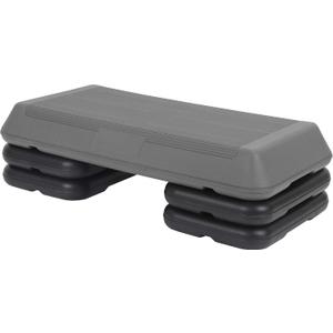 HomGarden 28.15" & 43" Adjustable Workout Aerobic Stepper in Fitness & Exercise Step Platform Trainer Stepper