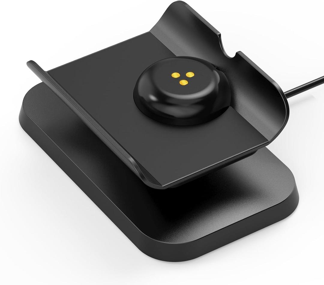Charging Dock/Base for Meta Portal Go-Rotatable to Adjust The Angle Charging Stand for Facebook Portal Go Smart Video Calling for Office, Home with 45W PD Charging Adapter(Black)
