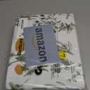 Bedsure Duvet Cover King Size - 100% Cotton Reversible Floral King Duvet Cover Set with Zipper Closure, 3 Pieces Soft & Breathable Green Bedding Set with 2 Pillow Shams 20"x36" (05 - Green (No Comforter))