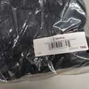 The Drop Women's Melody Cap Sleeve Tie Front Cotton Dress (Black)