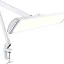 Neatfi 3,500 Lumens LED Desk Lamp 45W Dimmable Task Light | Adjustable Color Temperature | 3 Light Modes | 540 SMD LEDs | Reading, Craft, Workbench & Office (White-2, 26-Inch Wide Shade)