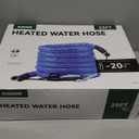 RVGUARD Heated Water Hose 25FT for RV, -20  Freeze Protection Heated Water Hose with Energy-Saving Thermostat, Lead and BPA Free for RV/Home/Garden