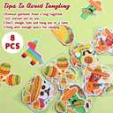 Tiamon 8 Pcs Mexican Fiesta Party Decorations Cinco De Mayo Hanging Banner Taco Bout a Party Decoration Paper Garland Kit Cinco De Mayo Ceiling Hanging Cutouts for Carnivals Birthday Baby Shower Decor