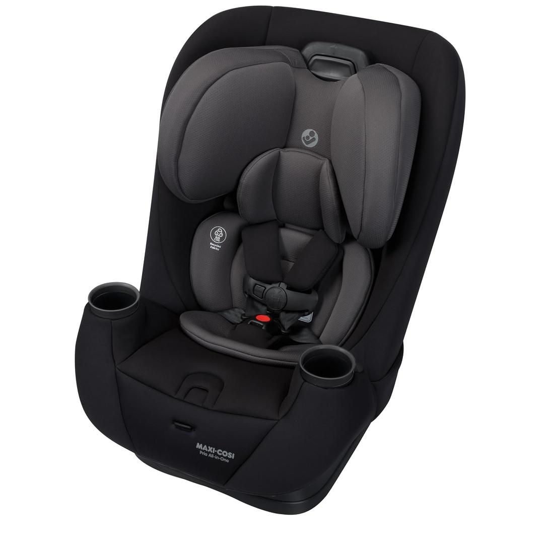 Maxi-Cosi Pria All-in-One Convertible Car Seat, Infant to Toddler Car Seat, Easy-Install Harness, Machine-Washable Cover, 5-100 lbs, Sea Shadow, Manufacturing Date: 05/11/2026