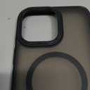 TORRAS Magnetic Shockproof for iPhone 16 Pro Max Case, [Fit for MagSafe] [Military-Grade Drop Tested] Translucent Slim Protective for iPhone 16 Pro Max Case Anti-Fingerprint Anti-Scratch, Black