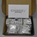 Chibery 3/8 Inch Inset Cabinet Hinges, 10 Pairs(20 Pack) Self Closing Flush Face Mount Hinges with Door Bumper, Variable Decorative Hardware for Bathroom, Furniture, Kitchen Cabinet Doors, White