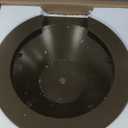 20" Round Garden Water Bowl, Stainless Steel Spilling Water Feature for Outdoor Ponds, and Other Landscaped Areas (Antique Brown Coated)