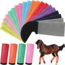 Paterr 40 Pieces Mesh Fly Boots for Horses Breathable Horse Leggings Protective Leg Boots Prevent Flies and Mosquitoes Bites Reduces Stress Stomping