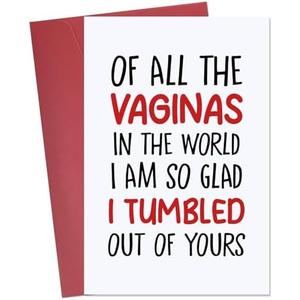 Hincoo Funny Mothers Day Card, Mothers Day Gifts For Mom, Funny Mother Card From Son, Kids, Daughter, Mom Cards from Husband Set of 18