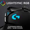 Logitech G502 Hero High Performance Wired Gaming Mouse, Hero 25K Sensor, 25,600 DPI, RGB, Adjustable Weights, 11 Programmable Buttons, On-Board Memory, PC/Mac - Black