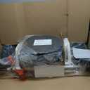 Yaheetech Modern Ottoman Bench Boucle Bench Upholstered Footrest for Living Room with Gold Metal Legs and Padded Seat Ivory (16"D x 45"W x 17"H)