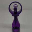 O2COOL Deluxe Handheld Battery Powered Water Misting Fan (Purple) (Single)