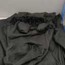 Cozy Black Cat Onesie Pajamas for Adults Halloween Costume One-Piece Cosplay Christmas Sleepwear (Large)