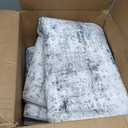 Area Rugs 6x9 Living Room: Large Modern Abstract Washable Rug Soft Anti-Skid Non-Shedding Carpet Indoor Floor Thin Carpets for Bedroom Dining Room Farmhouse Nursery Home Office White Blue Grey