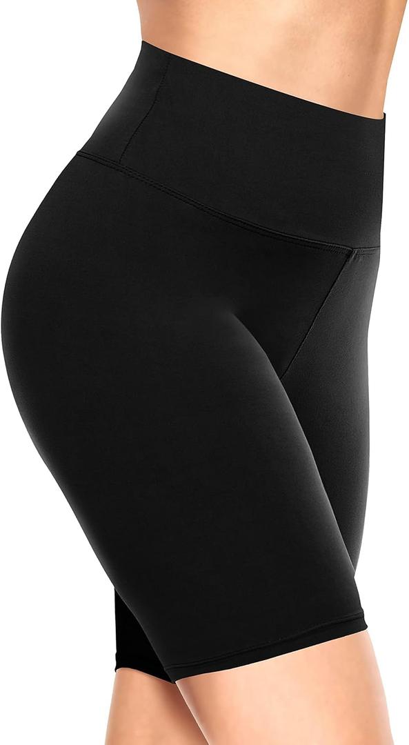 TNNZEET Biker Shorts Women - 8"/5"/3" High Waisted Tummy Control Workout Gym Spandex Booty Yoga Volleyball Shorts