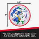 Rubiks Cube, Rubiks Tracks 125 3D Gravity Maze & 3D Puzzle Game with 125 Obstacles, STEM Toy Problem-Solving Brain Teaser, Fidget Toy, Sensory Puzzle for Adults, Teens, Kids, for Ages 8 & Up